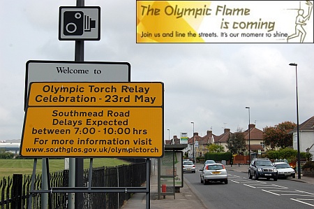 The Olympic Torch Relay is coming to Filton, Bristo, on 23rd May 2012.