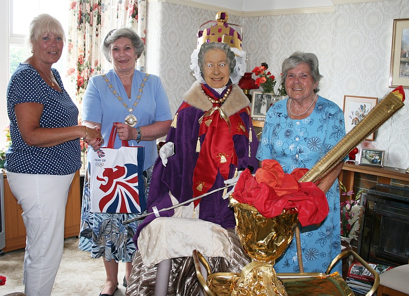 Olympic Torch Relay: Best decorated house prize winners.