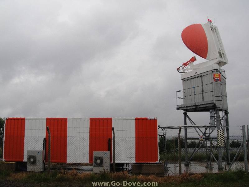 Radar equipment at Filton Airfield, Bristol - offered for sale.